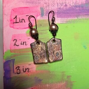 Beautiful Boho unique butterfly / butterfly wing earrings